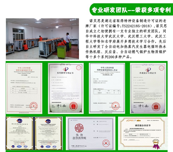 諾貝思蒸汽發生器廠家