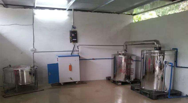 年糕加工廠配套使用諾貝思食品加工蒸汽發生器