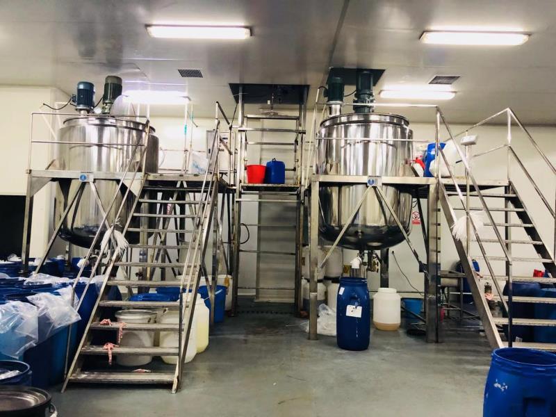 化工廠使用諾貝思配套生產洗發水