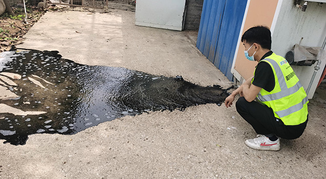 燃氣蒸汽發生器排污現場