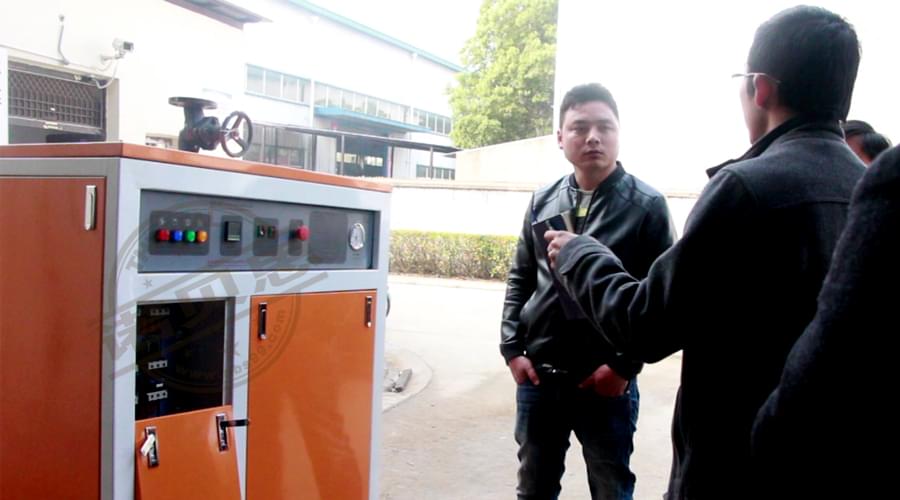 【上?！看貌裼蜋C研究所定制72kw1.5mpa高壓蒸汽發生器試壓完成