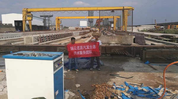 西安各標段采用公路養護蒸汽發生器，下雪天也不怕耽誤工期啦！