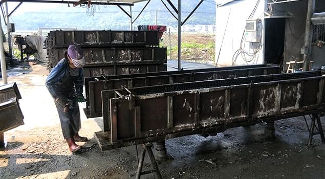 諾貝思48kw蒸汽發生器養護水泥管道，4小時實現脫模，1天可養護30根